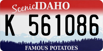ID license plate K561086