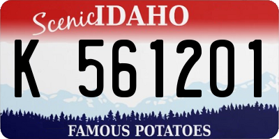 ID license plate K561201
