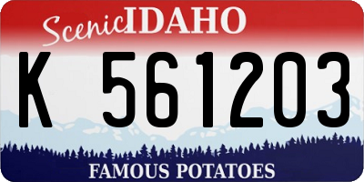 ID license plate K561203