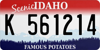 ID license plate K561214