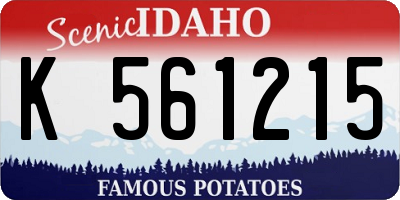 ID license plate K561215