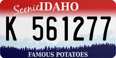 ID license plate K561277
