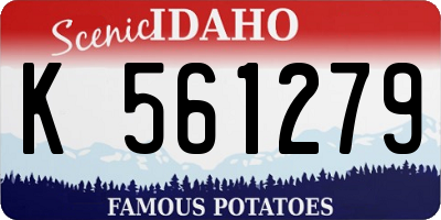 ID license plate K561279