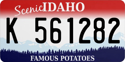 ID license plate K561282