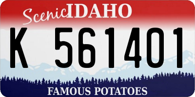 ID license plate K561401