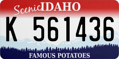 ID license plate K561436
