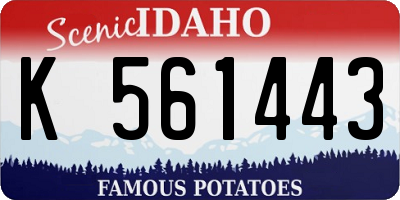 ID license plate K561443