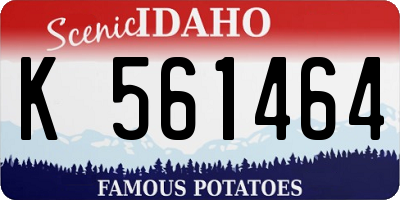 ID license plate K561464