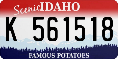 ID license plate K561518