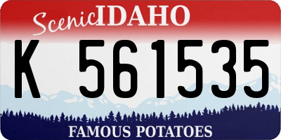 ID license plate K561535
