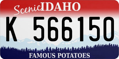 ID license plate K566150