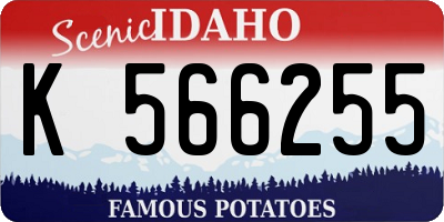 ID license plate K566255