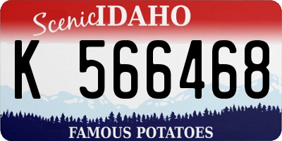 ID license plate K566468