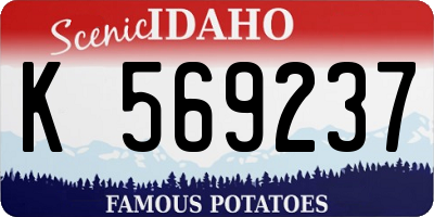 ID license plate K569237