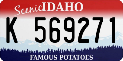 ID license plate K569271