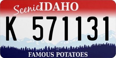 ID license plate K571131