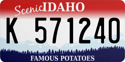 ID license plate K571240