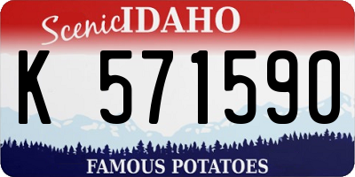 ID license plate K571590