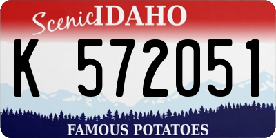 ID license plate K572051