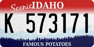 ID license plate K573171