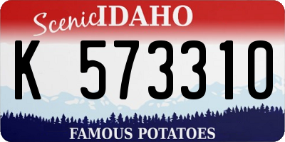 ID license plate K573310