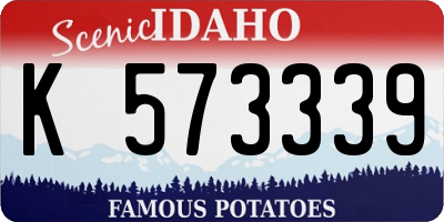 ID license plate K573339