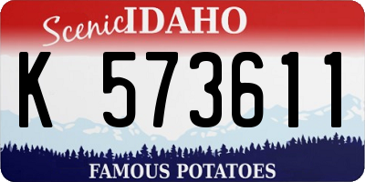 ID license plate K573611