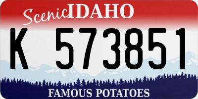 ID license plate K573851
