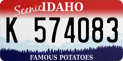 ID license plate K574083