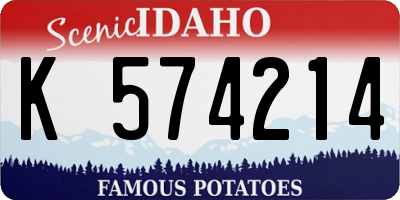 ID license plate K574214