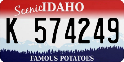 ID license plate K574249
