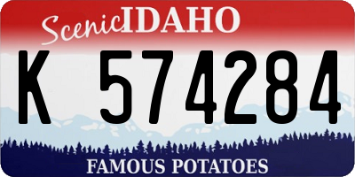 ID license plate K574284
