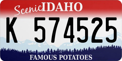 ID license plate K574525