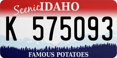 ID license plate K575093