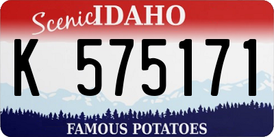 ID license plate K575171