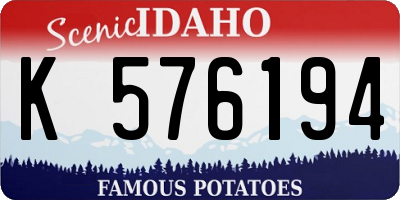 ID license plate K576194