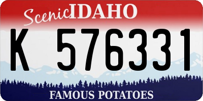 ID license plate K576331