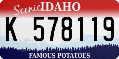 ID license plate K578119