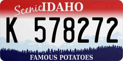 ID license plate K578272