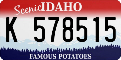 ID license plate K578515