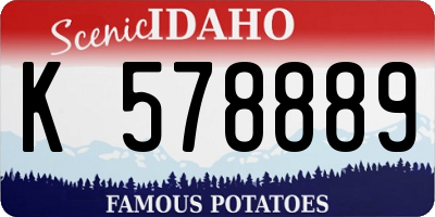 ID license plate K578889