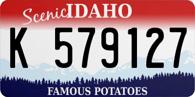 ID license plate K579127
