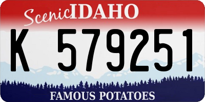 ID license plate K579251