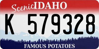 ID license plate K579328