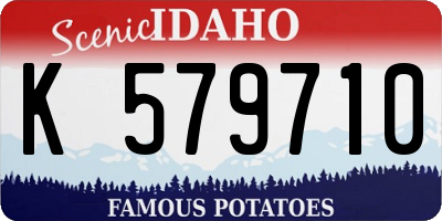 ID license plate K579710