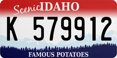ID license plate K579912