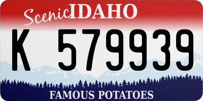 ID license plate K579939