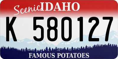 ID license plate K580127