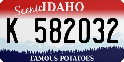 ID license plate K582032