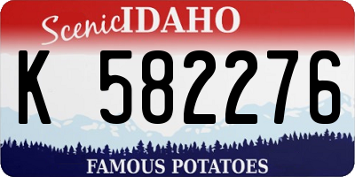 ID license plate K582276